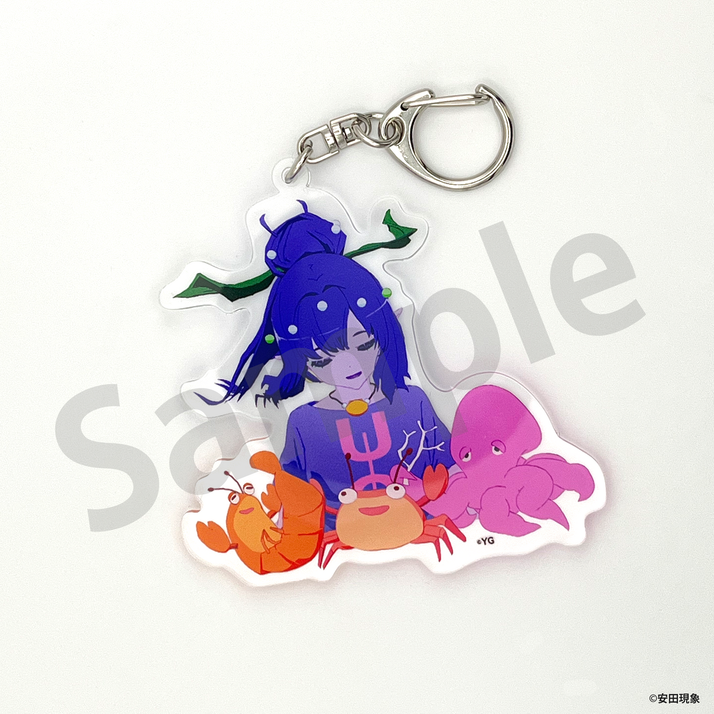 アクリルキーホルダー <ワタ&海の仲間たち>